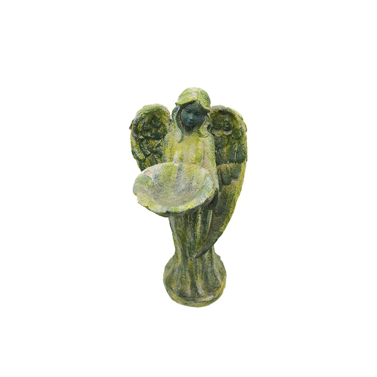 Antique Moss Look Angel Bird Feeder price