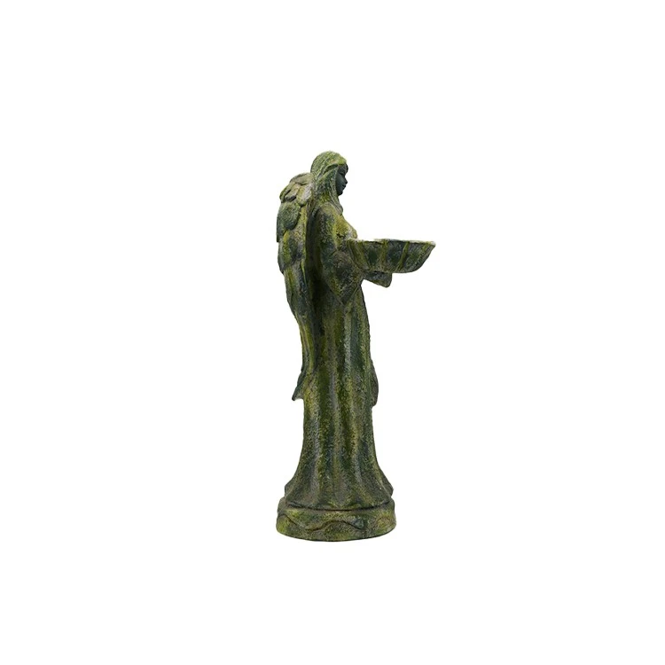Antique Moss Look Angel Bird Feeder best