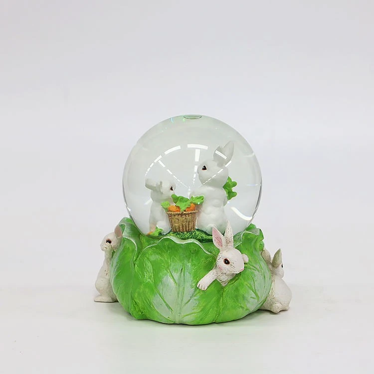 Easter Bunny Family Water Globe best