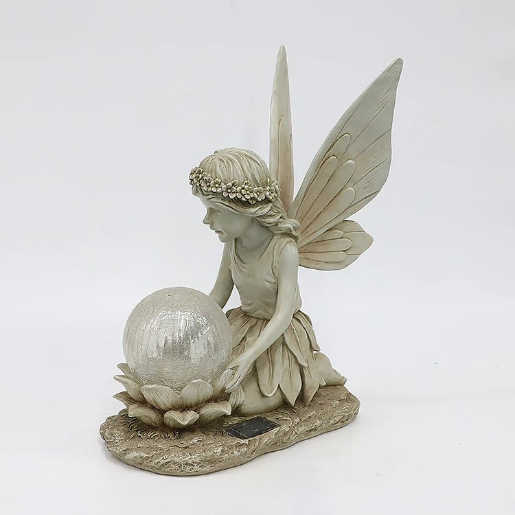 Fairy Holding Solar Glass Globe best