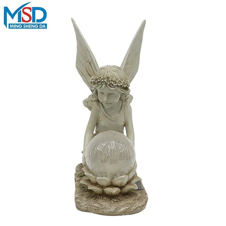 Fairy Holding Solar Glass Globe suppliers