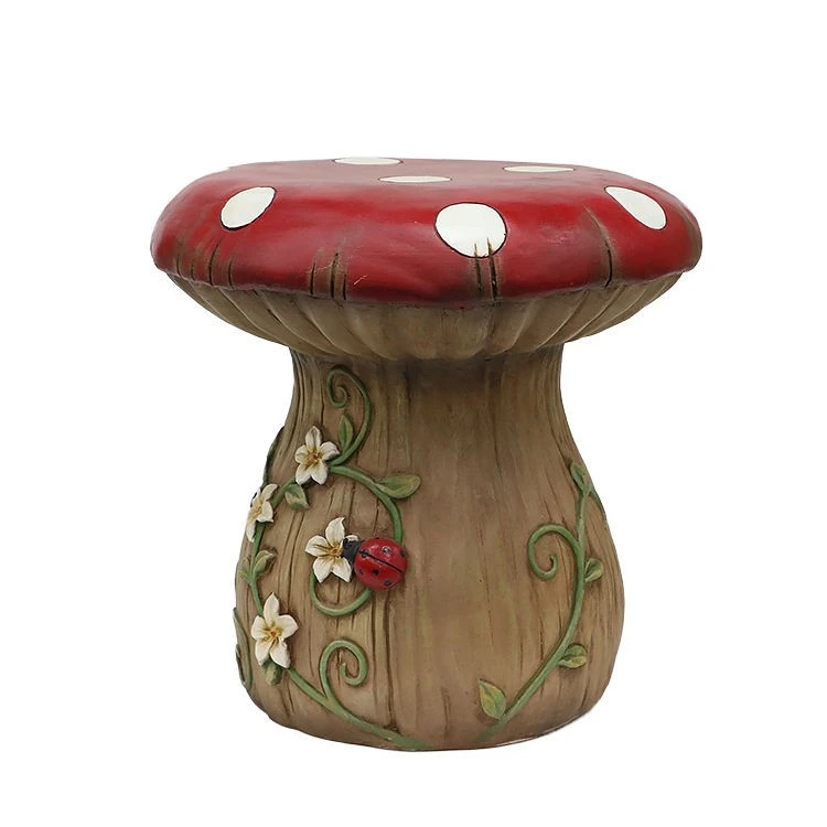 Floral Mushroom Garden Stool factory