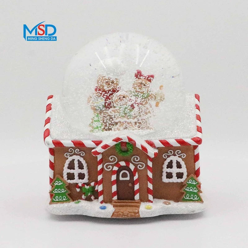 Gingerbread Man Christmas Snow Globe factory