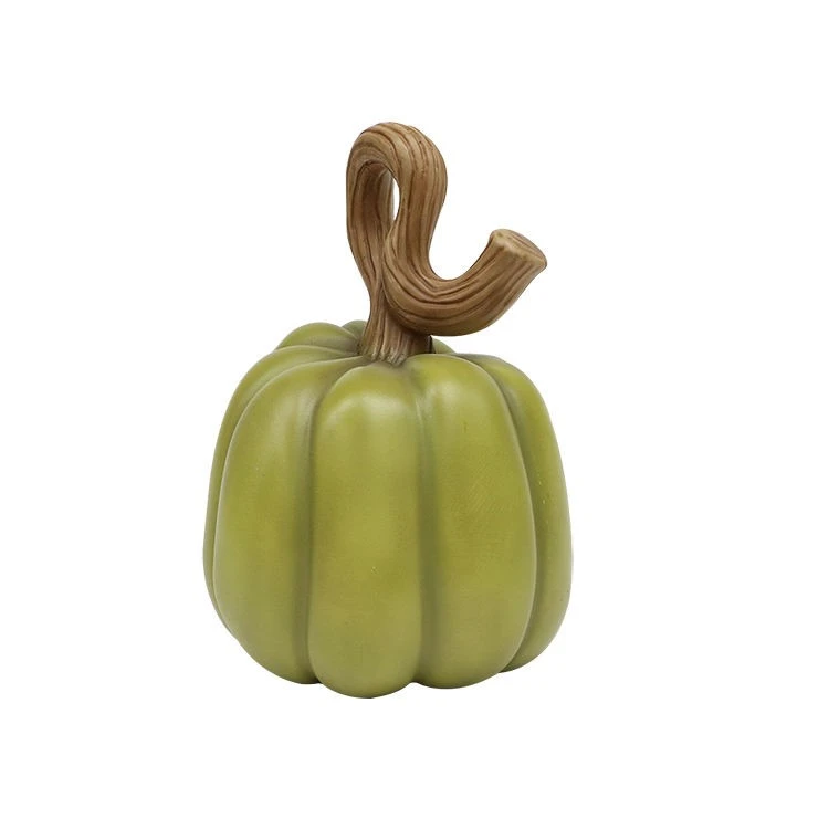 Green Pumpkin With Curly Stem factory