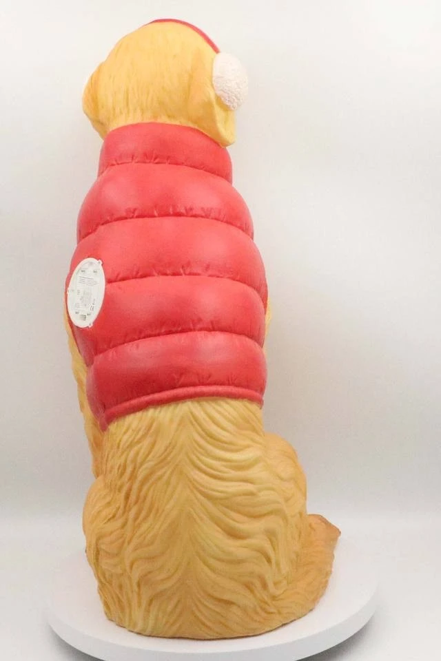 Lighted Christmas Dog Figurine best