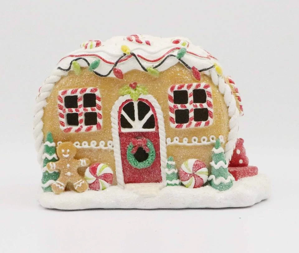 Lighted Gingerbread Candy House suppliers