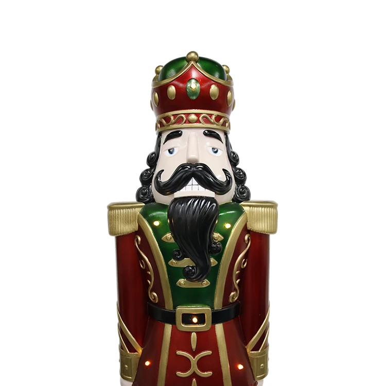 Lighted Nutcracker King Statue price