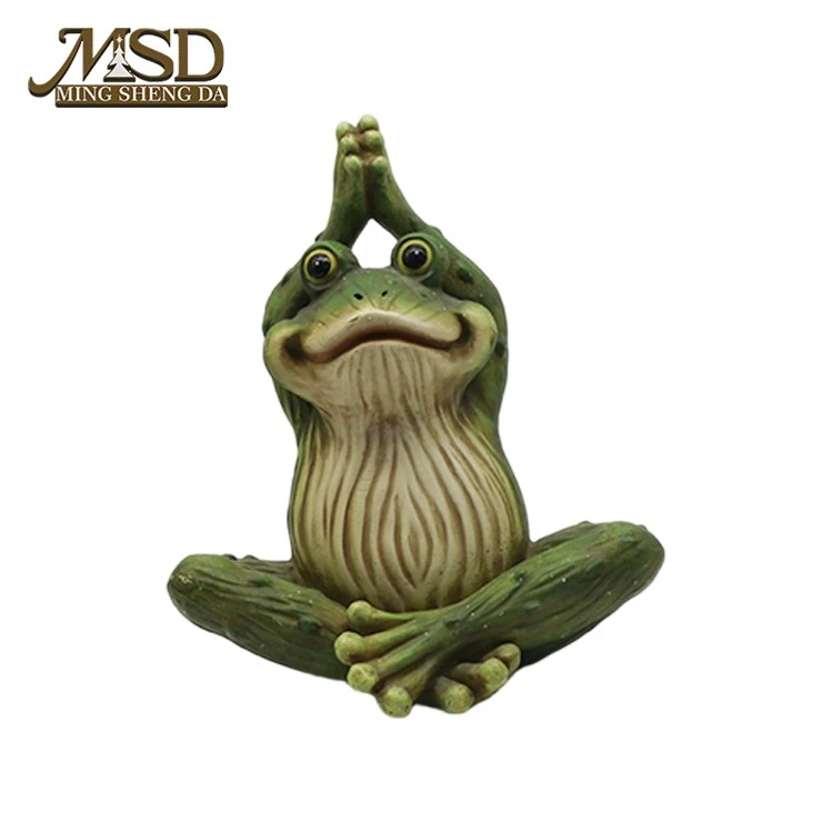 Meditating Yoga Frog Figurine suppliers