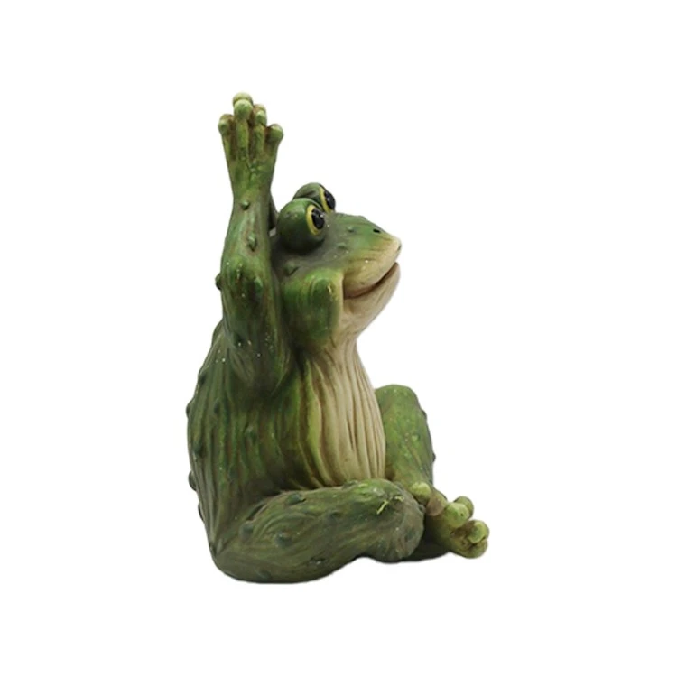 Meditating Yoga Frog Figurine price
