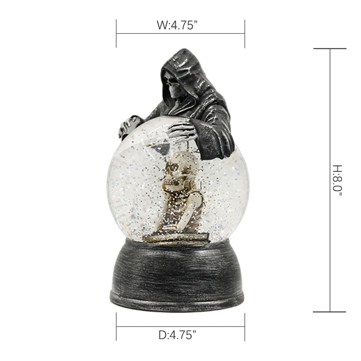 Grim Reaper Crystal Ball Decoration best