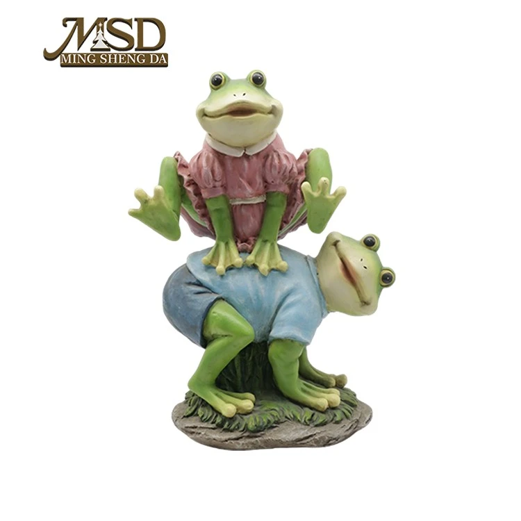 Piggyback Frog Couple Figurine suppliers