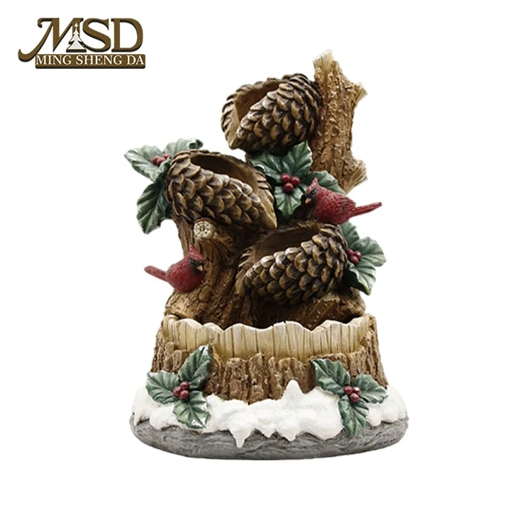 Pinecone And Cardinal Water Fountain suppliers
