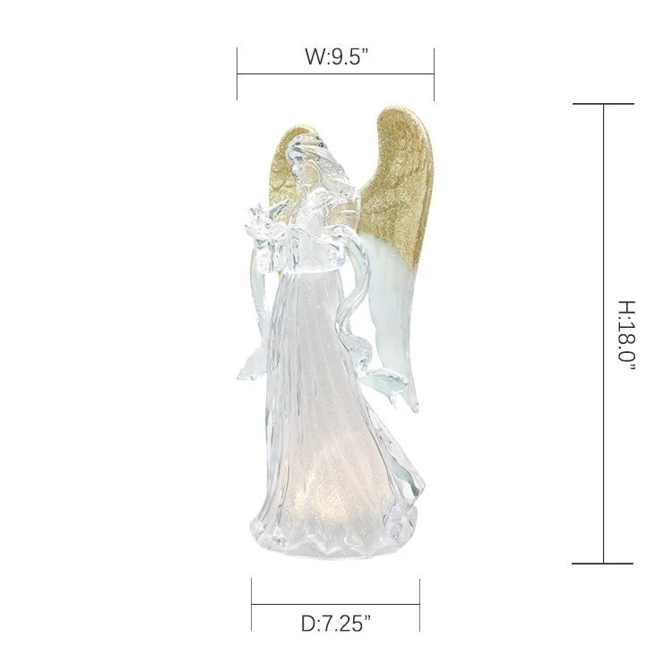 Praying Angel With Gold Wings factory