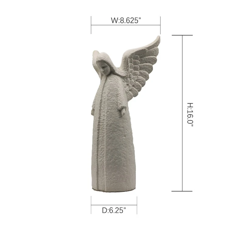 Rustic Angel Figurine With Wings best
