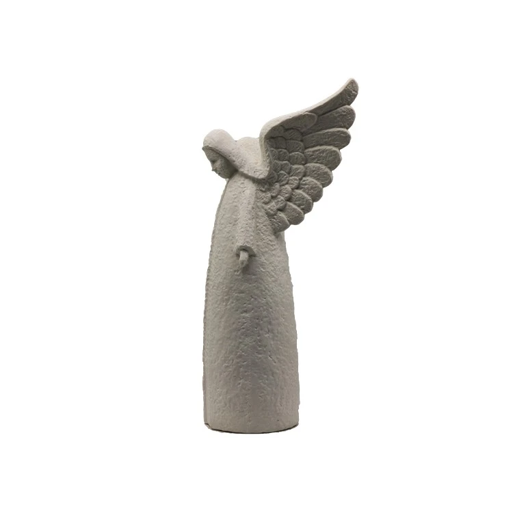 Rustic Angel Figurine With Wings high quality