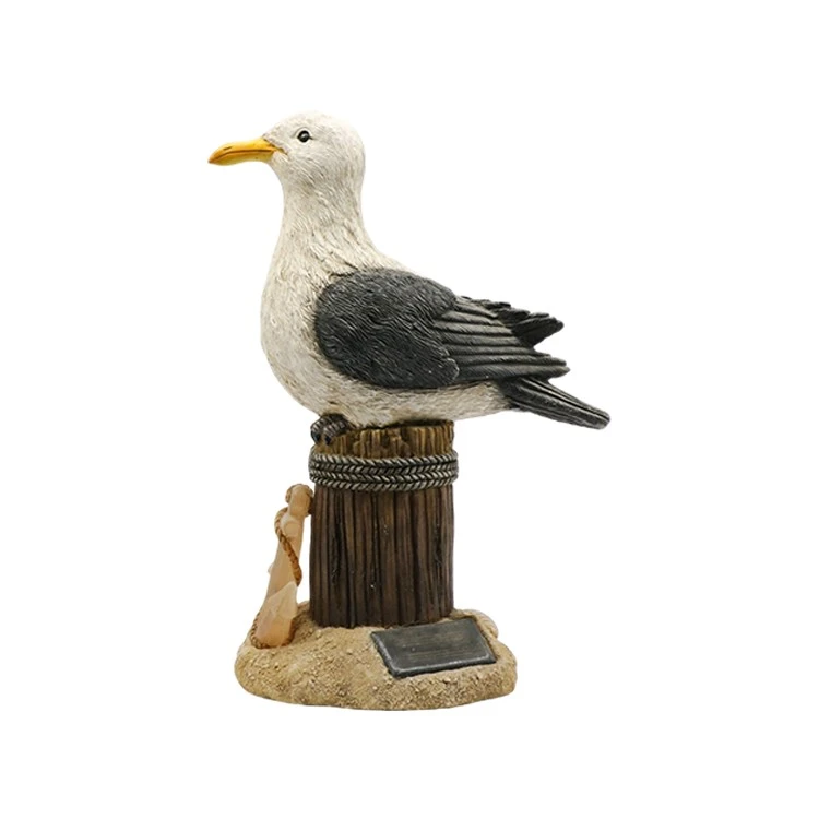 Seagull Statue With Lifebuoy high quality