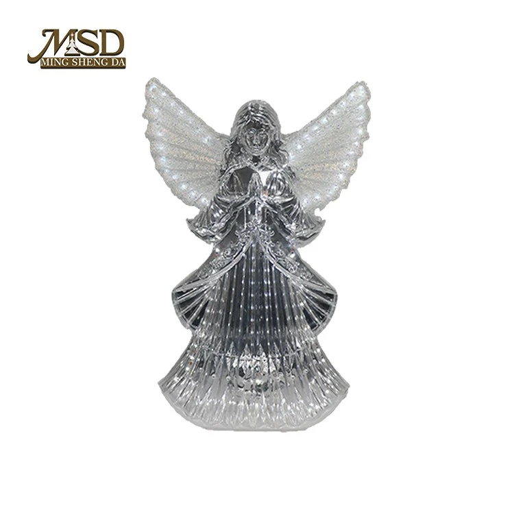 Silver Lighted Praying Angel suppliers
