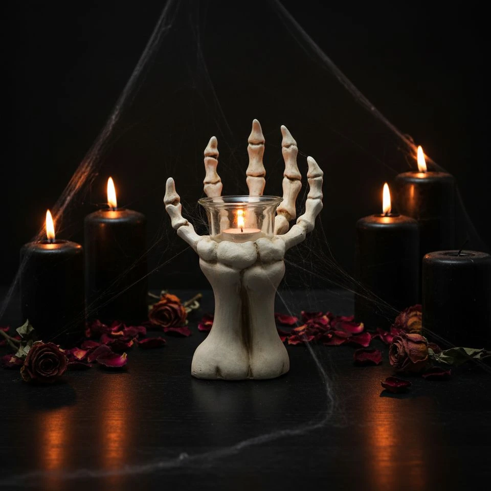 Skeleton Hand Tealight Holder