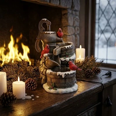 Cardinal Water Pump Fountain