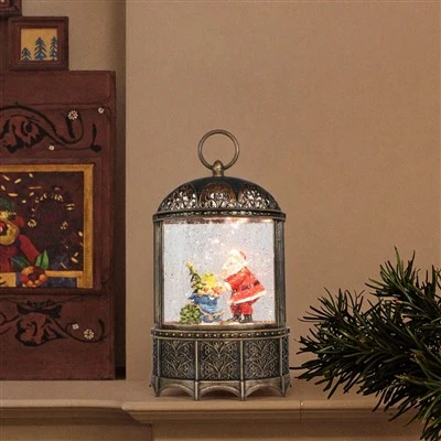 Christmas Lantern Snow Globe