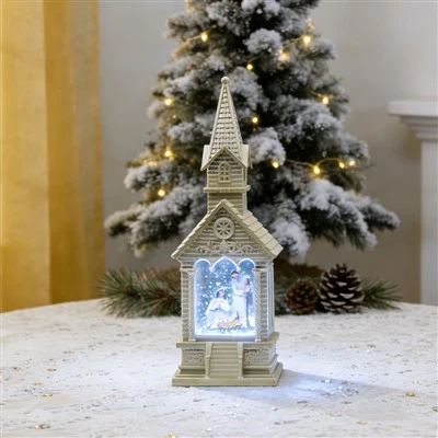 White Christmas Water Lantern
