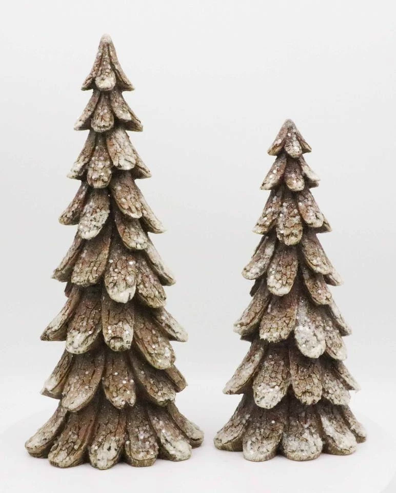 Snowy Wood Texture Pine Tree Set suppliers