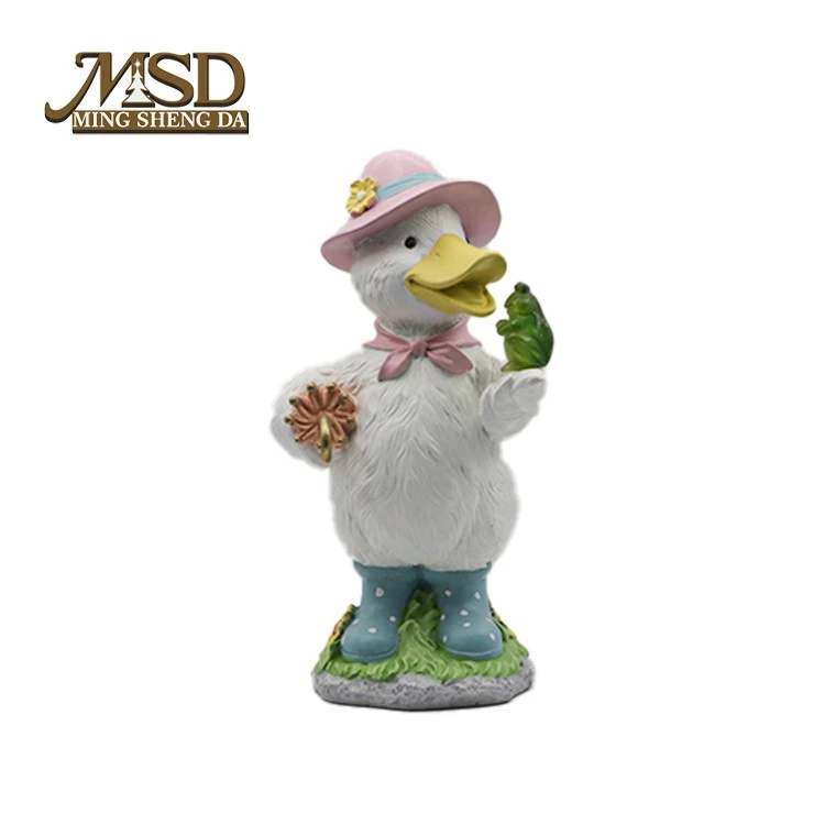 Spring Duck With Hat And Frog suppliers