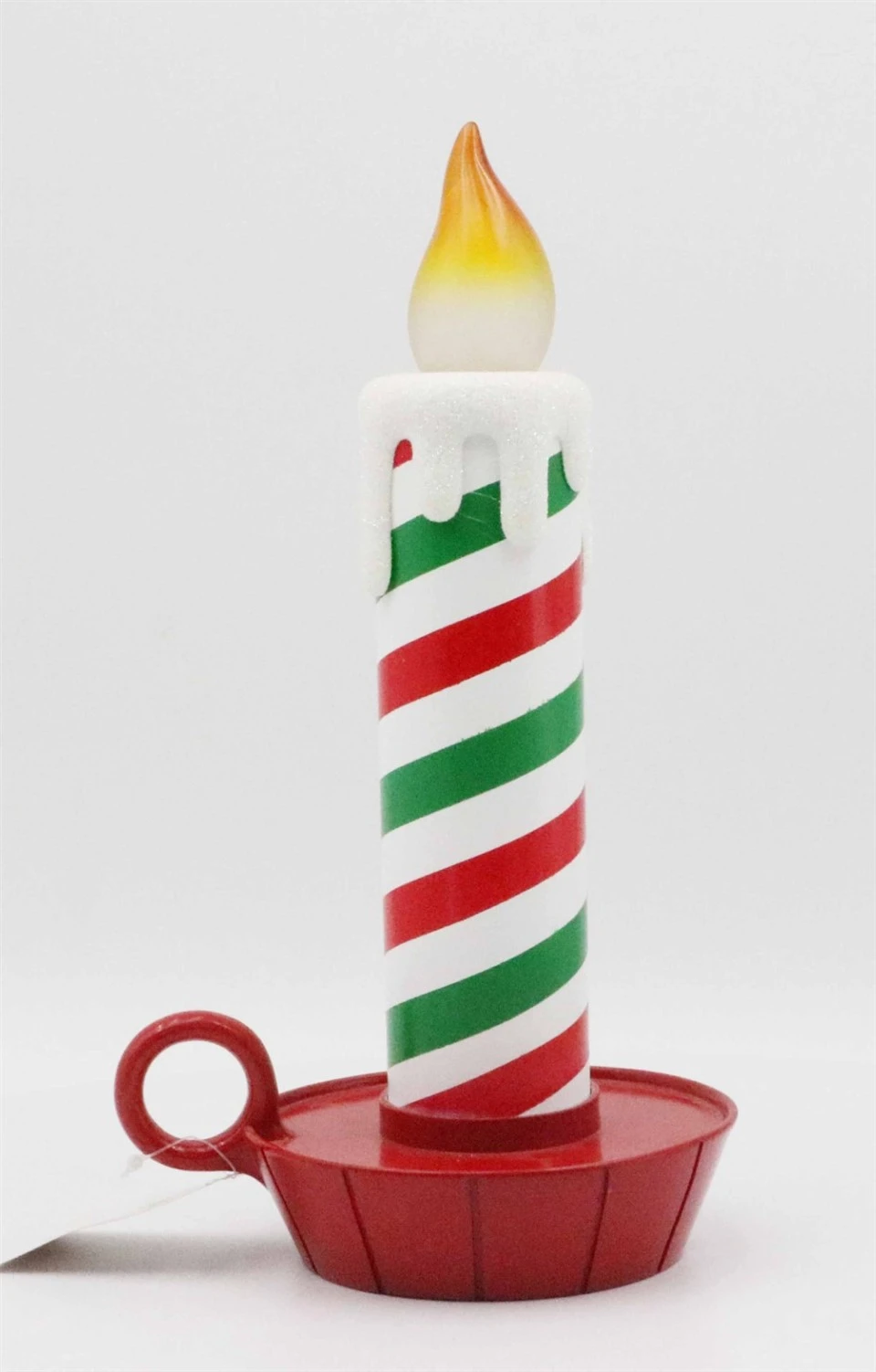 Striped Christmas Candle Decoration factory