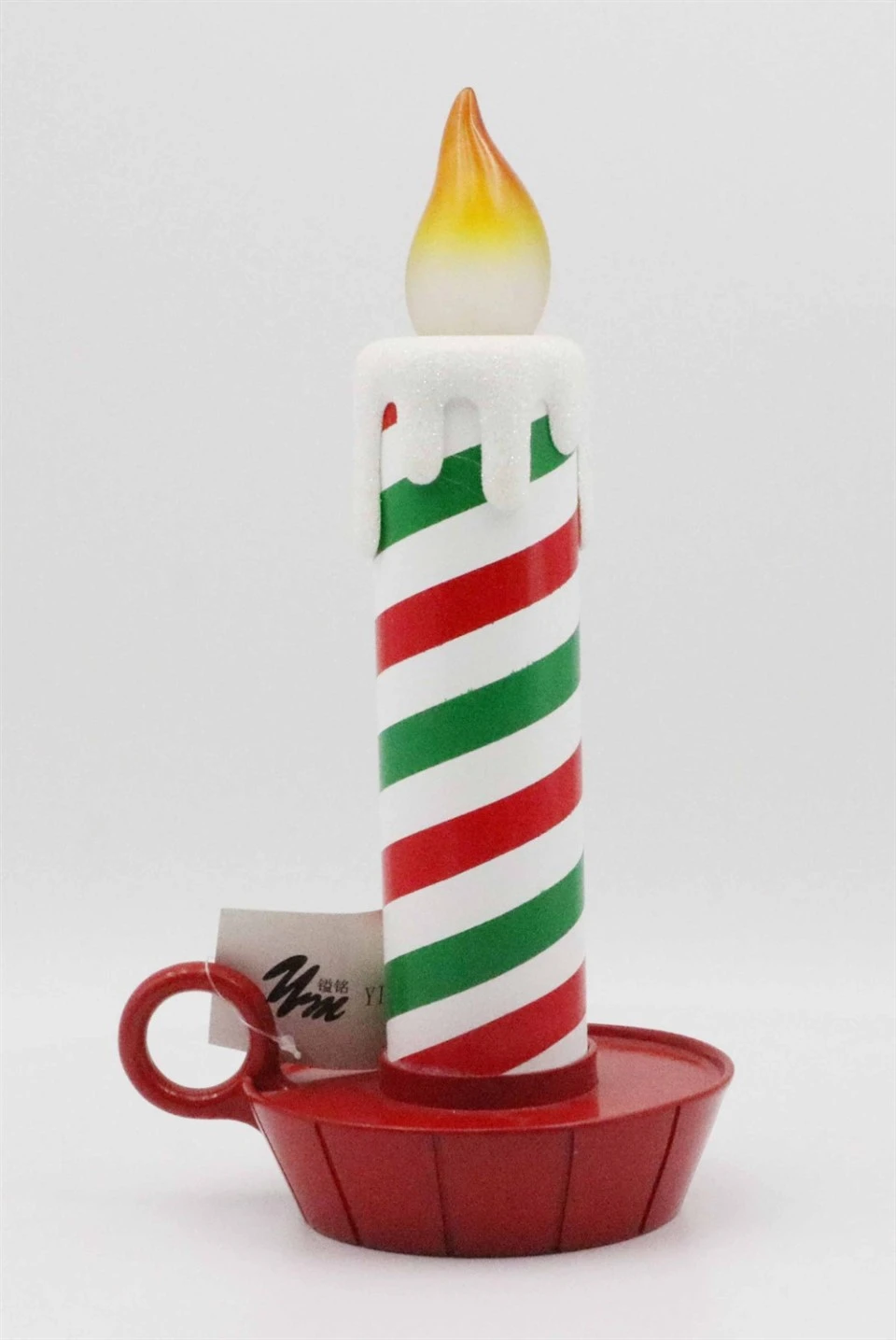 Striped Christmas Candle Decoration suppliers