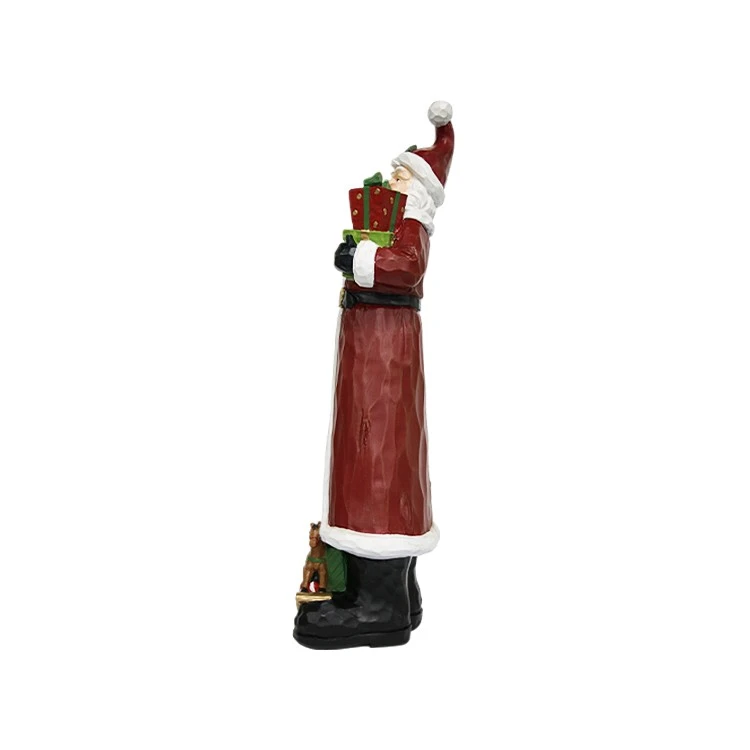 Tall Santa Claus With Christmas Tree best