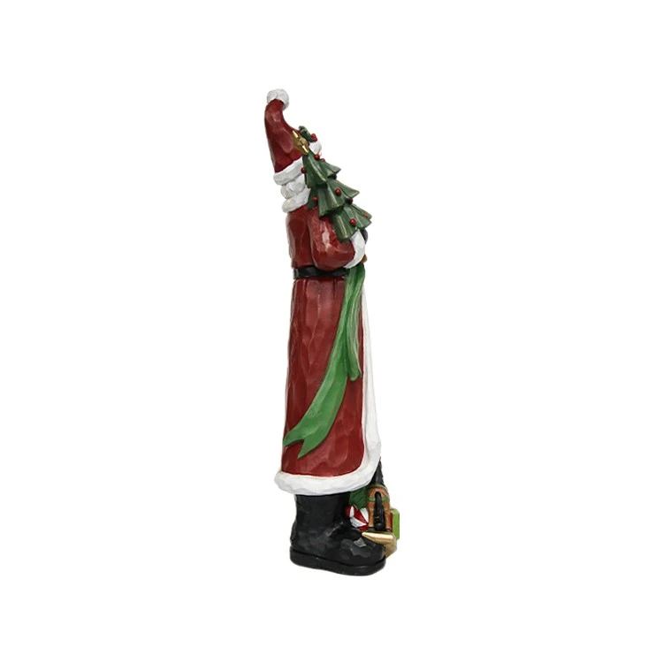 Tall Santa Claus With Christmas Tree price