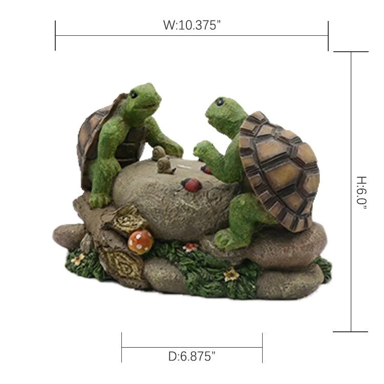 Turtles Playing Chess Figurine factory