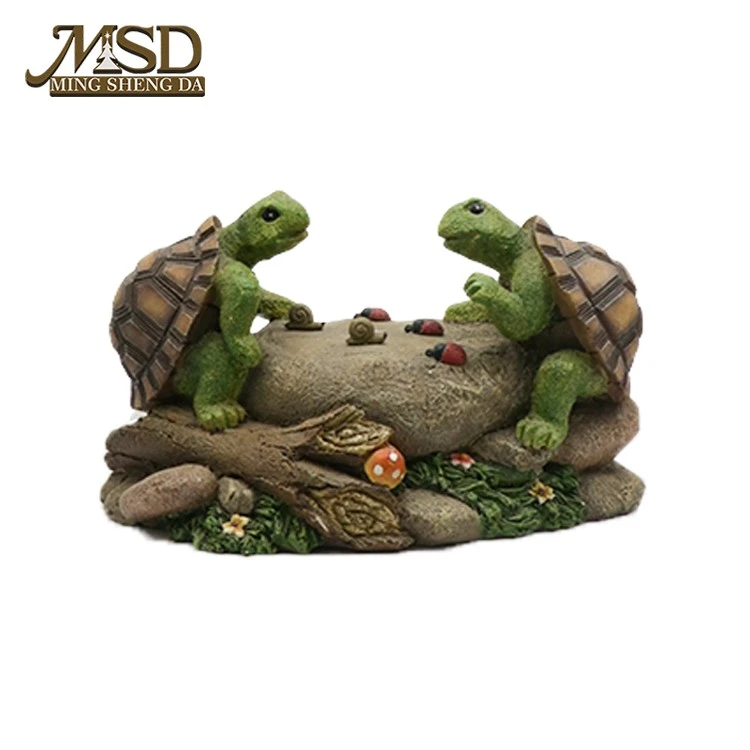 Turtles Playing Chess Figurine suppliers