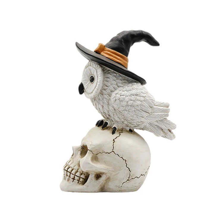 Witch Owl On Skull And Books suppliers